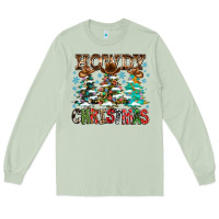 Matcha Howdy Christmas Long Sleeve Tee - CowhideDigitalArt