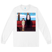 White spirited away (3) Long Sleeve Tee - linhVisuals
