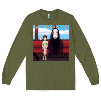 Army Green spirited away (3) Long Sleeve Tee - linhVisuals