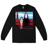 Black spirited away (3) Long Sleeve Tee - linhVisuals