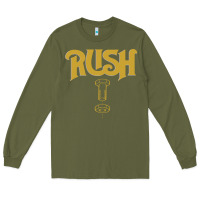 Army Green Rush Key Long Sleeve Tee - linhVisuals