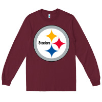 Burgundy pittsburgh SPORT Long Sleeve Tee - linhVisuals