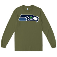 Army Green seattle sports Long Sleeve Tee - linhVisuals