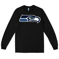 Black seattle sports Long Sleeve Tee - linhVisuals