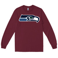 Burgundy seattle sports Long Sleeve Tee - linhVisuals