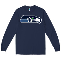 Navy seattle sports Long Sleeve Tee - linhVisuals