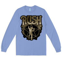 Colony Blue Rush grey Long Sleeve Tee - linhVisuals