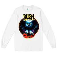 White rush transparent Long Sleeve Tee - linhVisuals