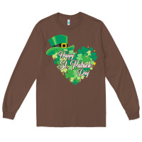 Chestnut happy st patricks day funny irish Long Sleeve Tee - linhVisuals