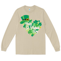 Mushroom happy st patricks day funny irish Long Sleeve Tee - linhVisuals