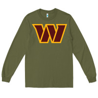 Army Green washington  sports Long Sleeve Tee - linhVisuals