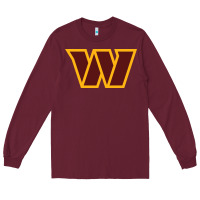 Burgundy washington  sports Long Sleeve Tee - linhVisuals