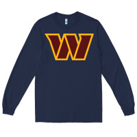 Navy washington  sports Long Sleeve Tee - linhVisuals