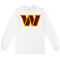 White washington  sports Long Sleeve Tee - linhVisuals