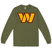 Army Green washington sports Long Sleeve Tee - linhVisuals
