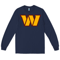 Navy washington sports Long Sleeve Tee - linhVisuals