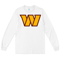 White washington sports Long Sleeve Tee - linhVisuals
