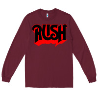 Burgundy rush rock Long Sleeve Tee - linhVisuals