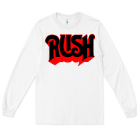 White rush rock Long Sleeve Tee - linhVisuals