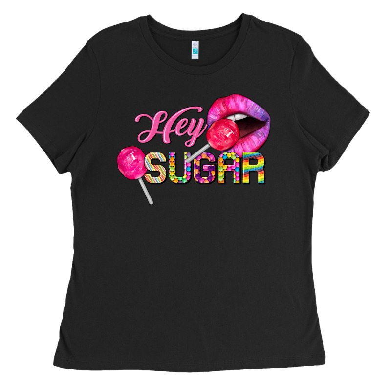 Hey Sugar Valentine's Day Ladies Tee by FaDigitalArtStudio | Teevron