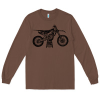 Chestnut YZ450F Eli Tomac Motorcycles Long Sleeve Tee - linhVisuals
