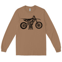 Toasted Coconut YZ450F Eli Tomac Motorcycles Long Sleeve Tee - linhVisuals