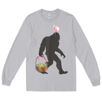 Moon Dust funny bigfoot easter design with easter basket and bigfoot t shirt Long Sleeve Tee - linhVisuals
