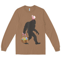 Toasted Coconut funny bigfoot easter design with easter basket and bigfoot t shirt Long Sleeve Tee - linhVisuals