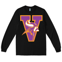 Black missouri valley college vikings vectorized Long Sleeve Tee - linhVisuals