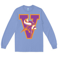 Colony Blue missouri valley college vikings vectorized Long Sleeve Tee - linhVisuals