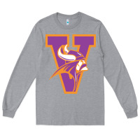 Heather Grey missouri valley college vikings vectorized Long Sleeve Tee - linhVisuals