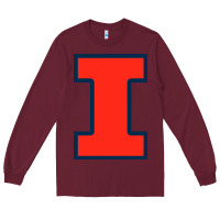 Burgundy illinois fighting illini Long Sleeve Tee - linhVisuals