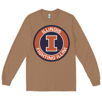 Toasted Coconut illinois fighting illini Long Sleeve Tee - linhVisuals