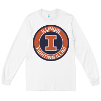 White illinois fighting illini Long Sleeve Tee - linhVisuals