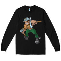 Black montana technological university orediggers vectorized Long Sleeve Tee - linhVisuals