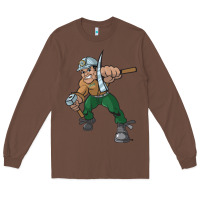 Chestnut montana technological university orediggers vectorized Long Sleeve Tee - linhVisuals