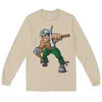 Mushroom montana technological university orediggers vectorized Long Sleeve Tee - linhVisuals