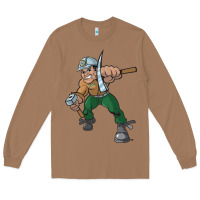 Montana Technological University Orediggers Vectorized Long Sleeve Tee | Teevron