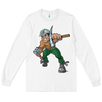 White montana technological university orediggers vectorized Long Sleeve Tee - linhVisuals