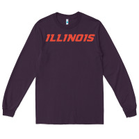 Plum illinois fighting illini Long Sleeve Tee - linhVisuals