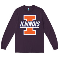 Plum illinois fighting illini Long Sleeve Tee - linhVisuals