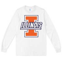 White illinois fighting illini Long Sleeve Tee - linhVisuals