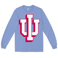 Colony Blue indiana hoosiers Long Sleeve Tee - linhVisuals
