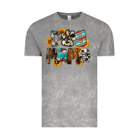 Cloud Rock Dog Mama Vintage Tee - FaDigitalArtStudio