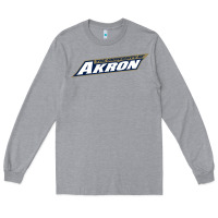 Heather Grey akron university Long Sleeve Tee - linhVisuals