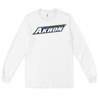 White akron university Long Sleeve Tee - linhVisuals