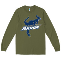 Army Green university of akron Long Sleeve Tee - linhVisuals