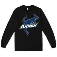 Black university of akron Long Sleeve Tee - linhVisuals