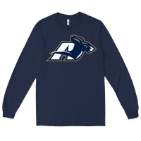 Navy akron university zips Long Sleeve Tee - linhVisuals