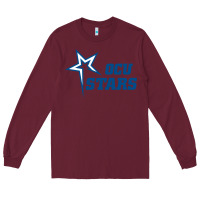 Burgundy oklahoma city university stars1 vectorized Long Sleeve Tee - linhVisuals